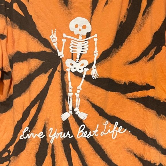 Mighty Fine Orange and Black Halloween Tee - Picture 1 of 4
